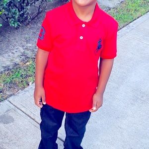 Ralph Lauren Polo | Boys Red Authentic size 6